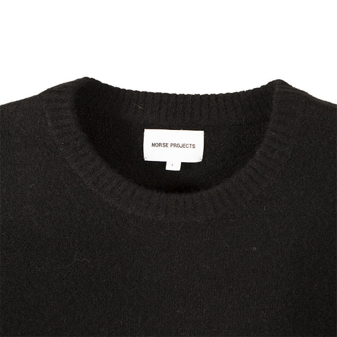 Norse Projects Sigfred Alpaca Merino Black N45-05219999 Degli Uberti